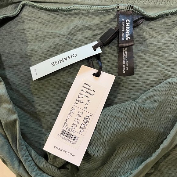 Change Marisol Bandeau Bikini Top & Bottoms in Green - Picture 3 of 5